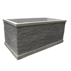 Pot Jambi Brick Rec grey 60 cm