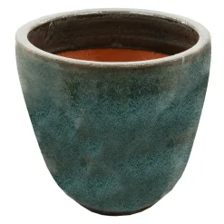 Pot scafa 22 cm glazed mos groen