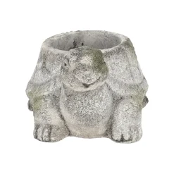 Pot schildpad 15 cm cement