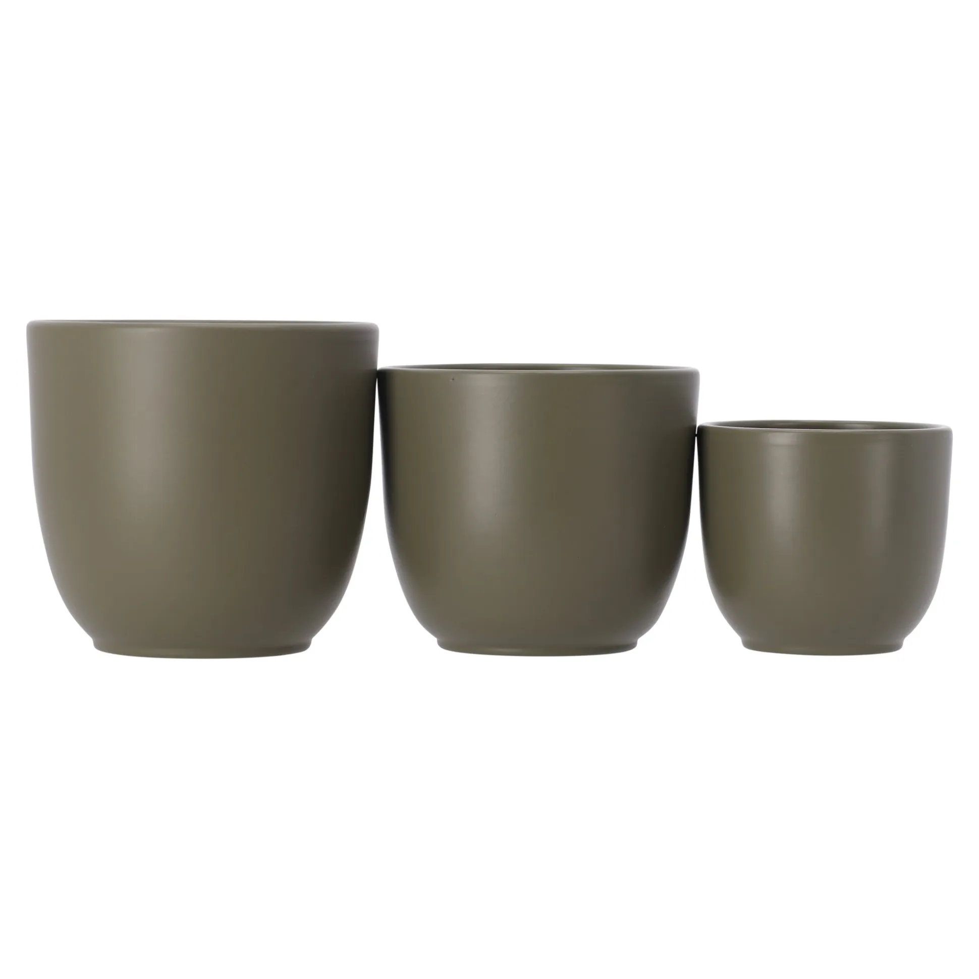 Pot Tusca rond groen 7 x 8 cm