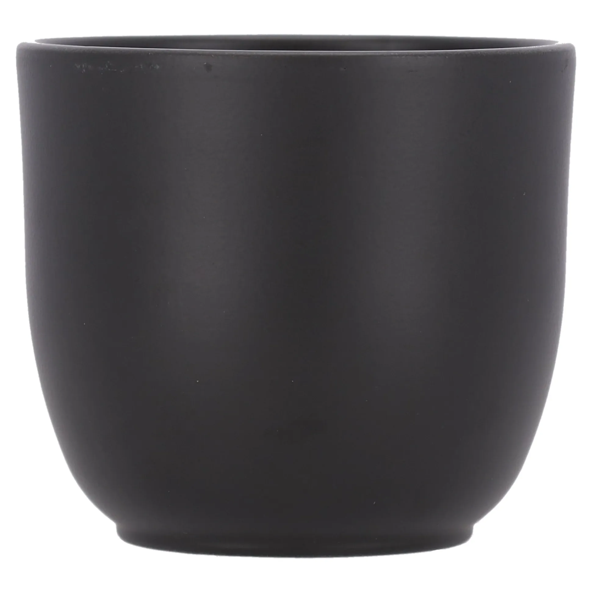 Pot Tusca rond zwart mat 9 x 10 cm