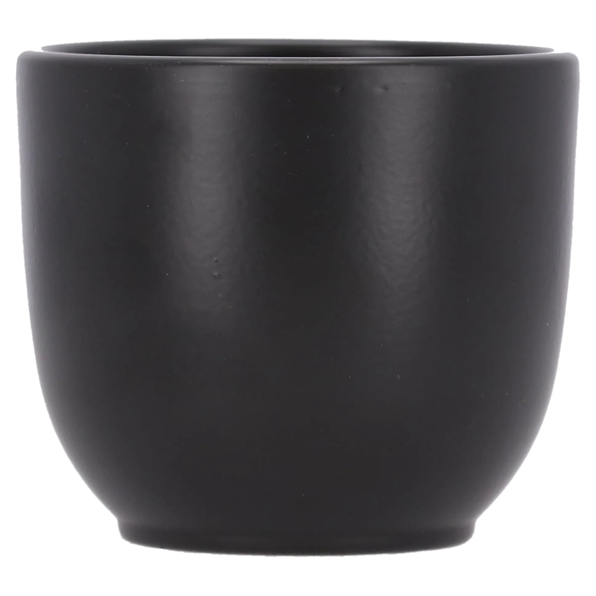 Pot Tusca rond zwart mat 7 x 8 cm