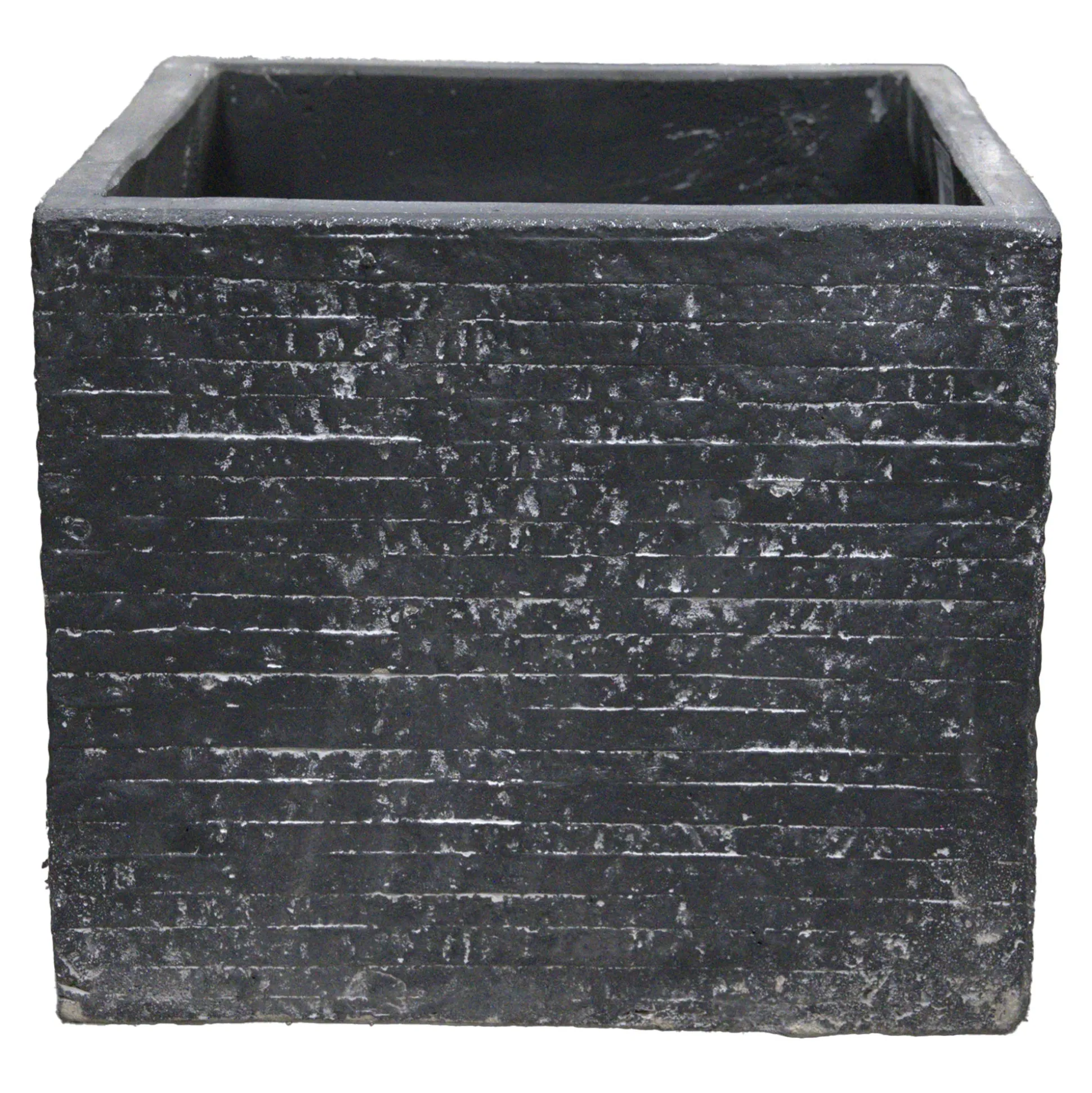 Pot Utah cubi graphite 23 cm