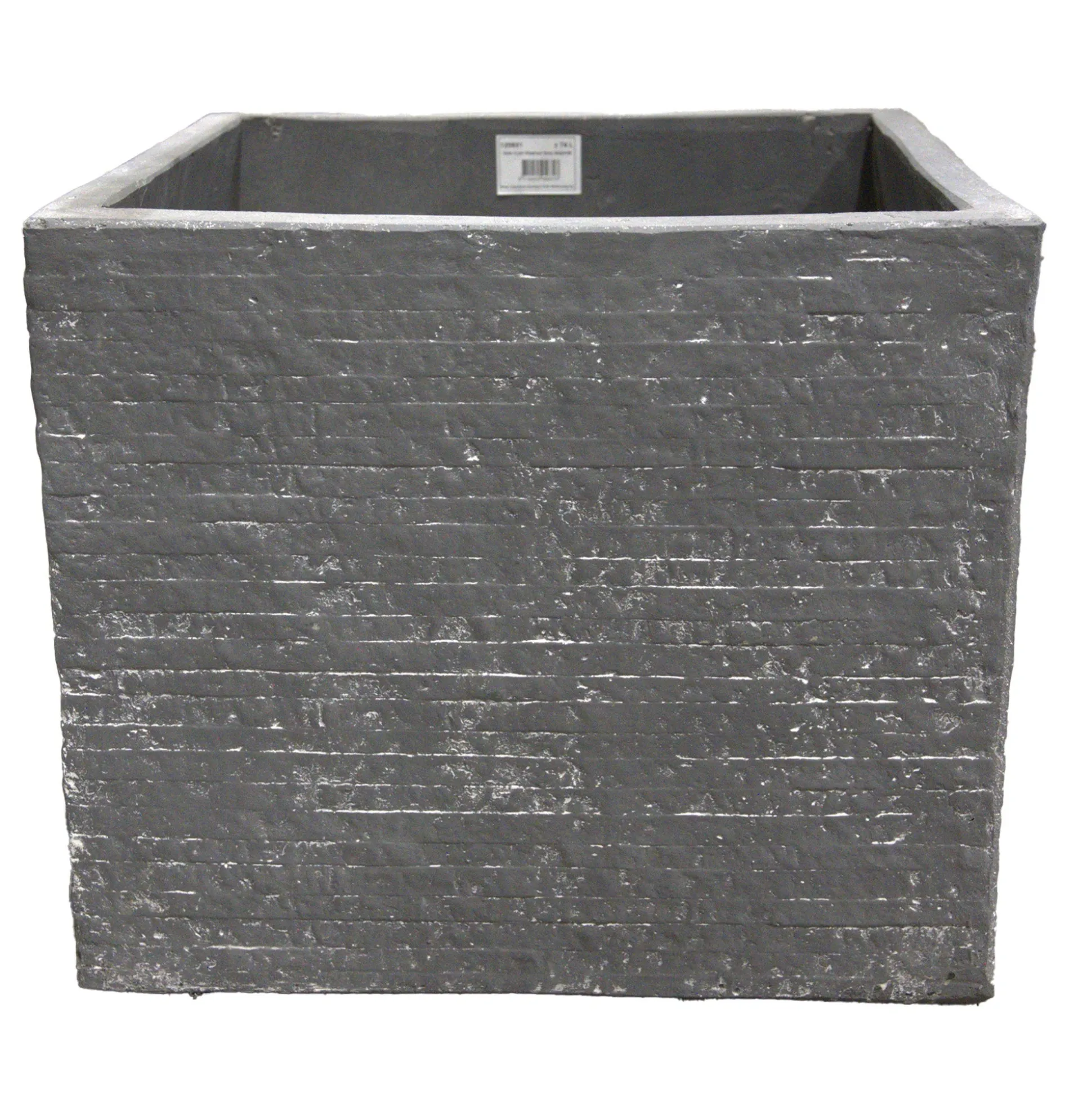 Pot Utah Cubi Washed Grey 23 cm