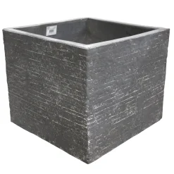 Pot Utah Cubi Washed Grey 23 cm