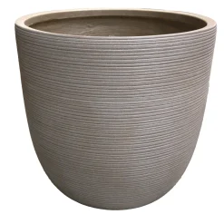 Pot Utah Cubihi taupe wash 51 cm