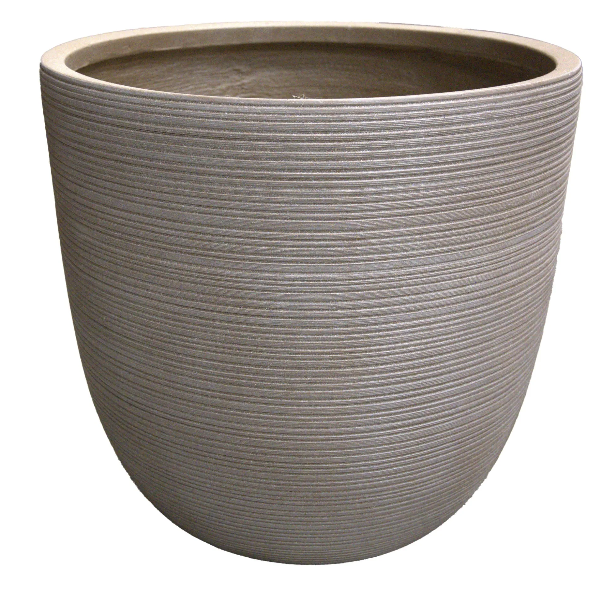 Pot Utah Cubihi taupe wash 51 cm