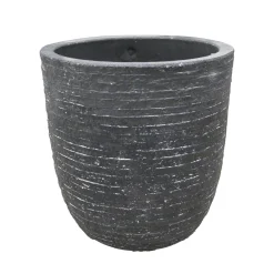Pot Utah egg graphite 25 cm
