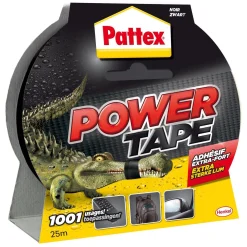 Power tape 25Mx50mm zwart Pattex