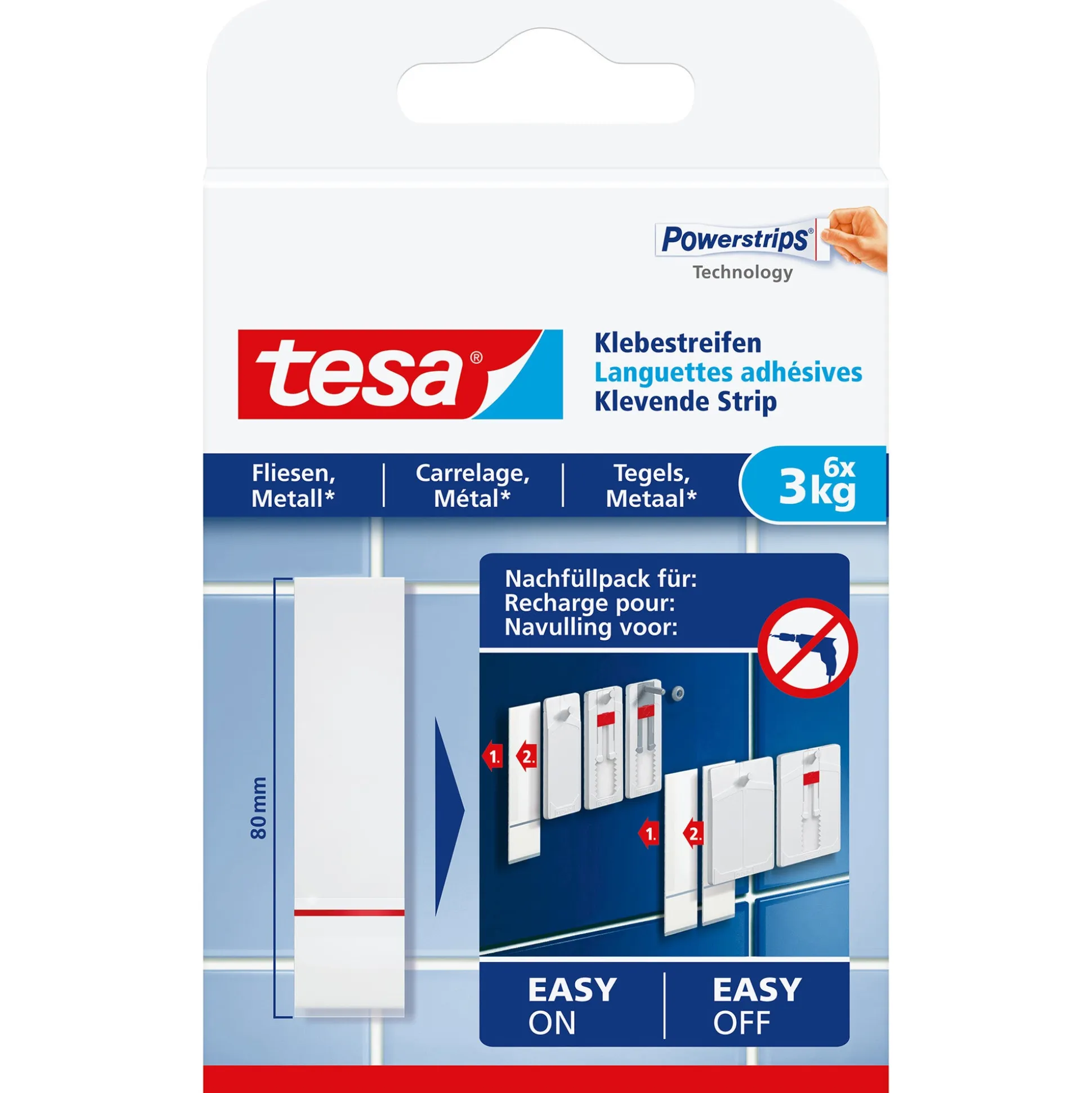 Powerstrips glad 6x3kg