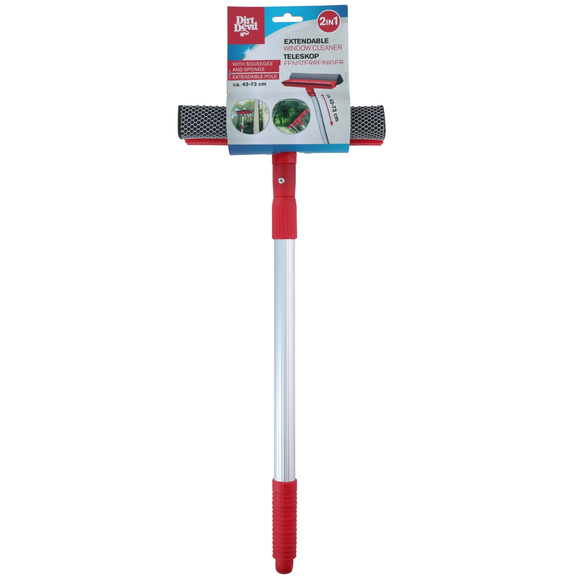 Raamreiniger 2in1 telesc 43-73cm Dirt Devil