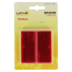 Reflektor RH 70x28mm rood 2st TP-028