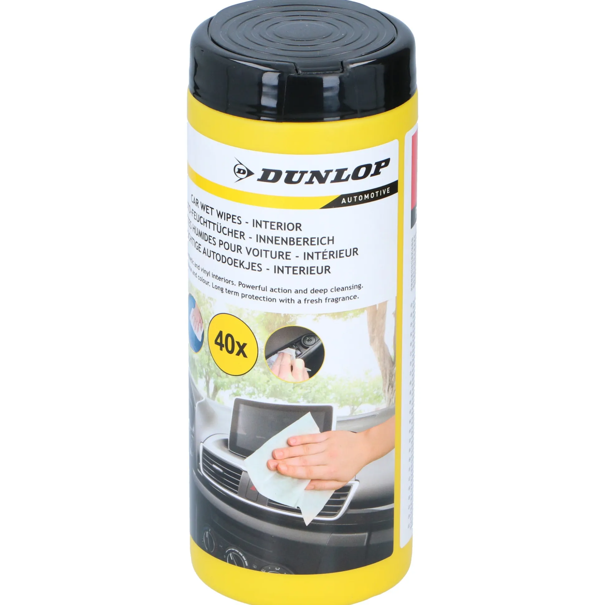 Reinigingsoekjes interieur 40st Dunlop
