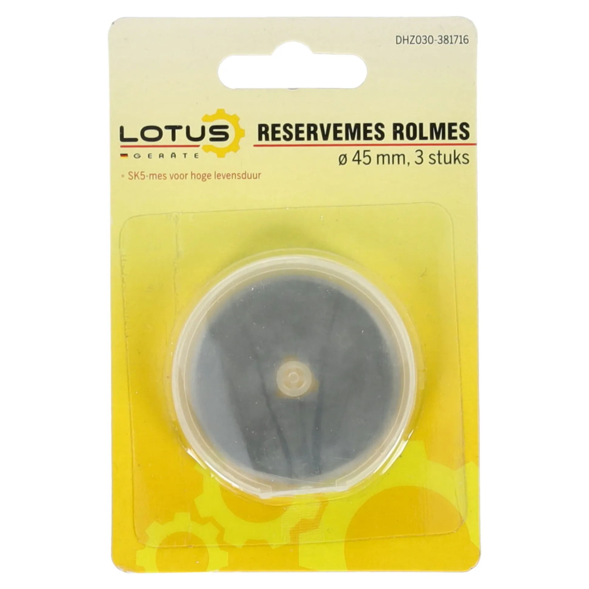 Reservemes Rolmes Ø45 mm 3st. Lotus