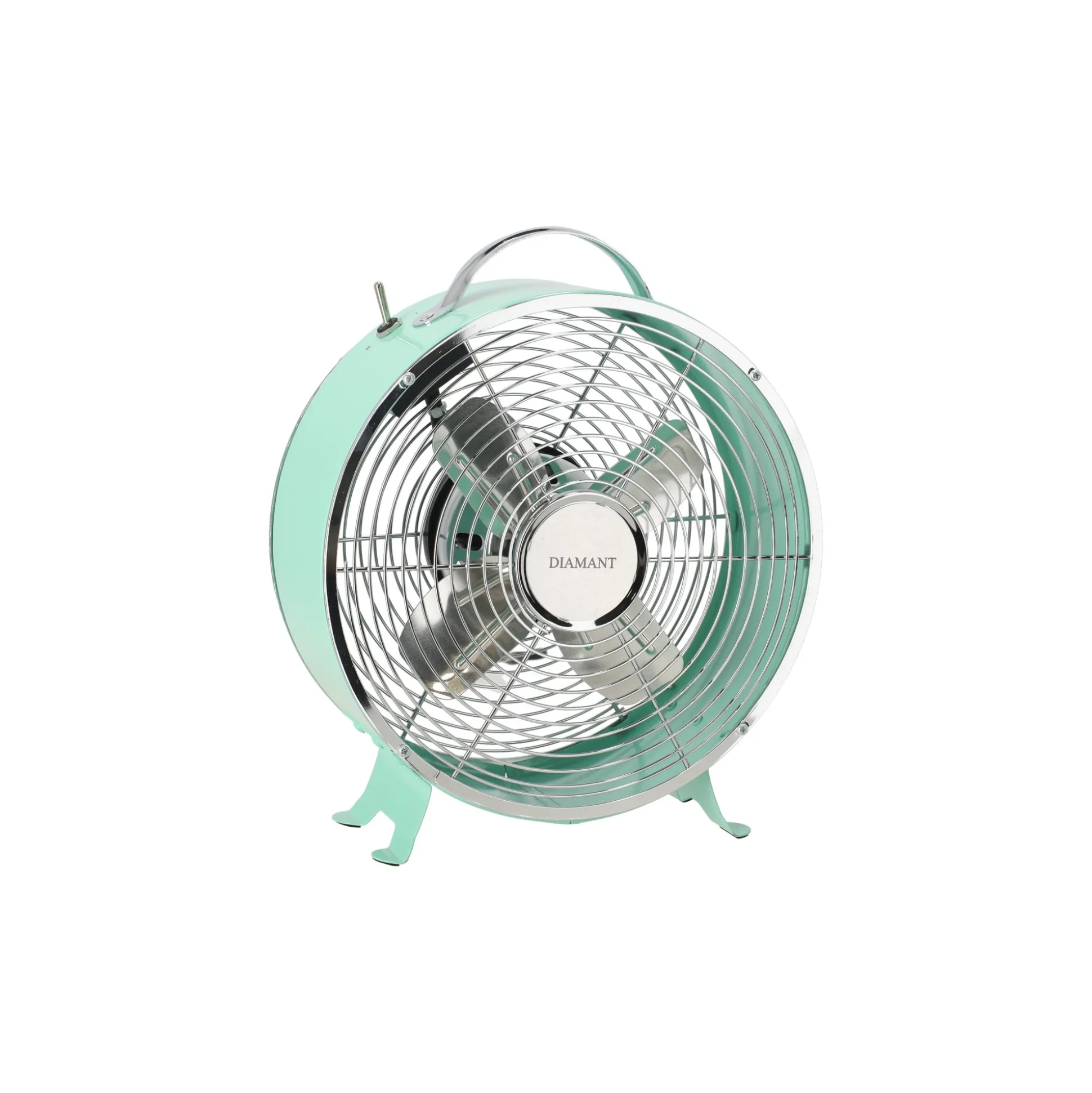 Retro ventilator groen-roze Diamant
