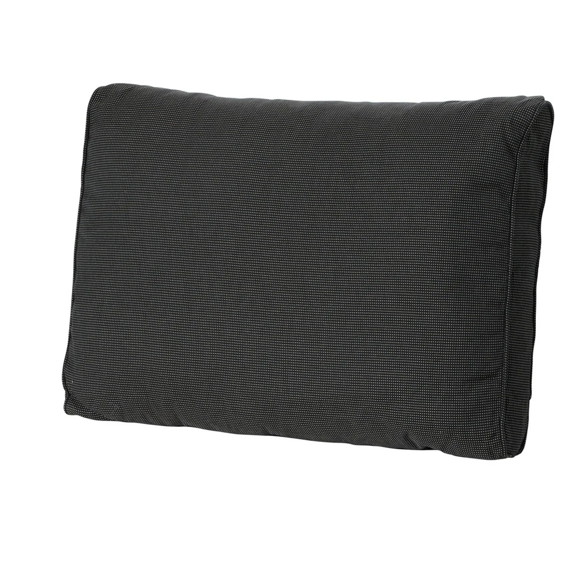 Rib black F115 lounge soft 60x40 rug