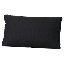 Rib black F115 loungek 60x40 rug