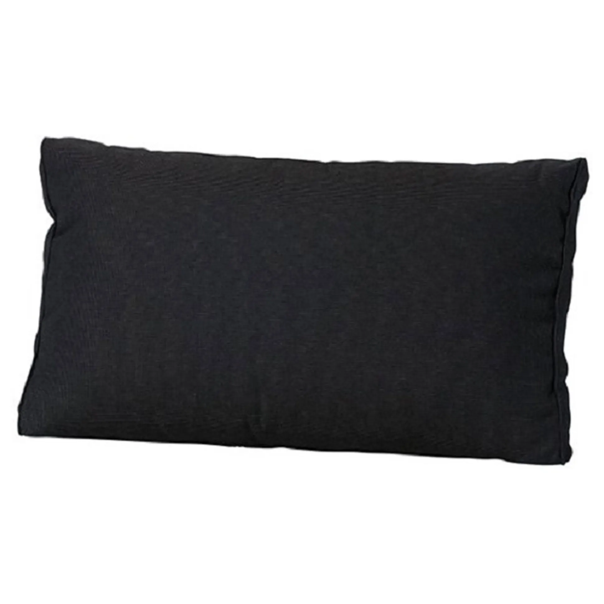 Rib black F115 loungek 60x40 rug