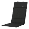 Rib black luxe fiber kussen 123x50