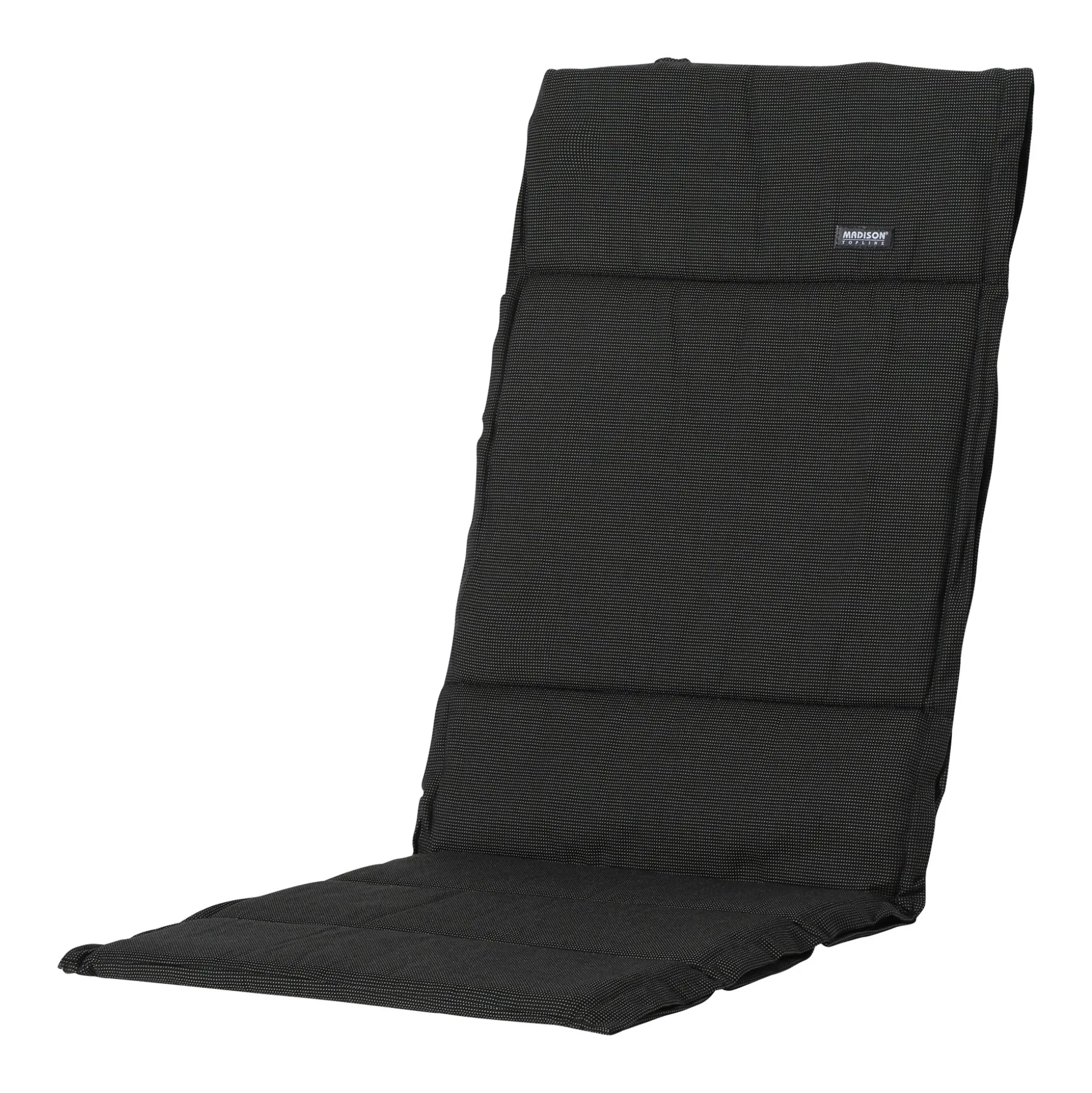 Rib black luxe fiber kussen 123x50