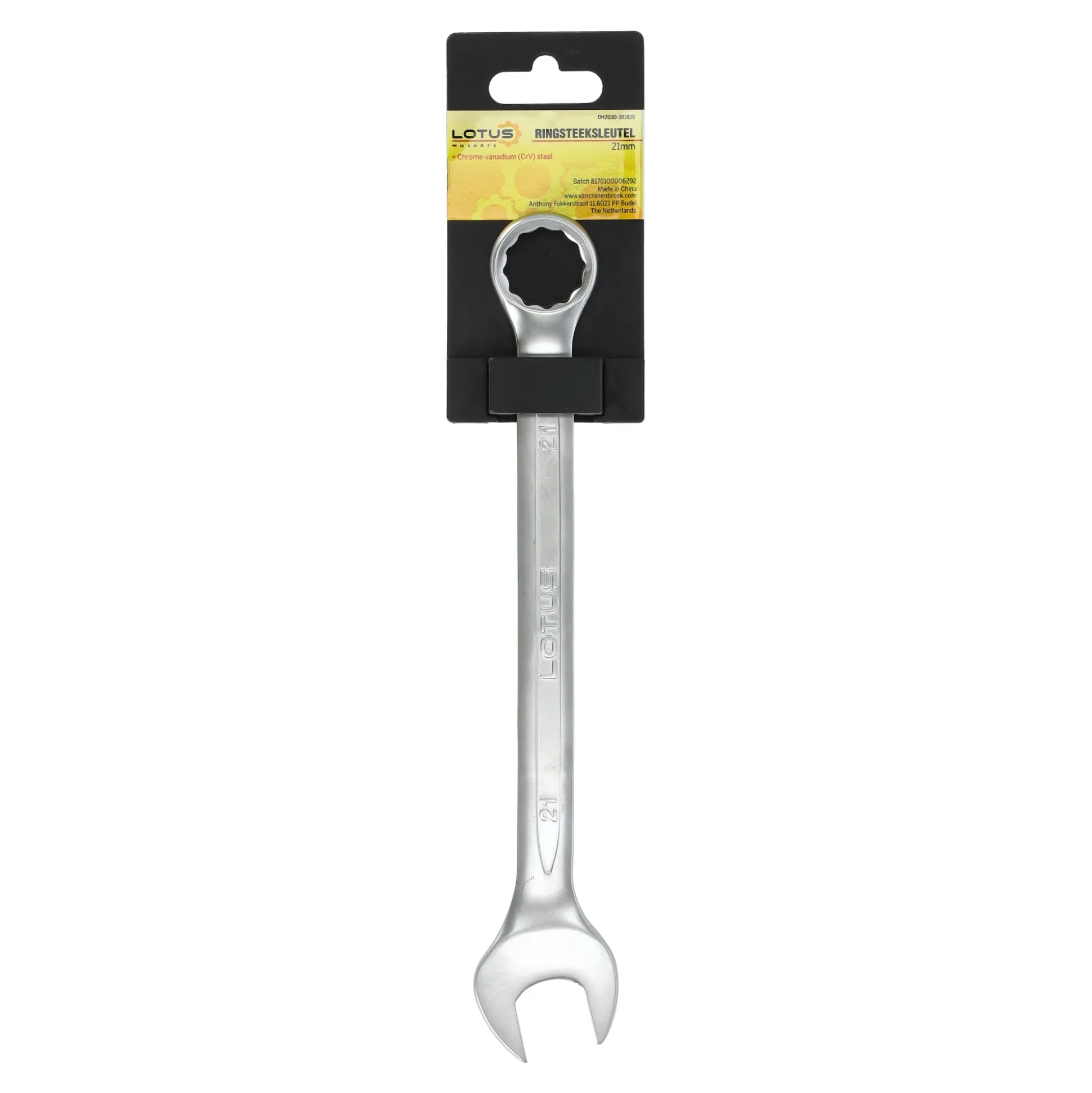 Ringsteeksleutel 21mm CV Lotus