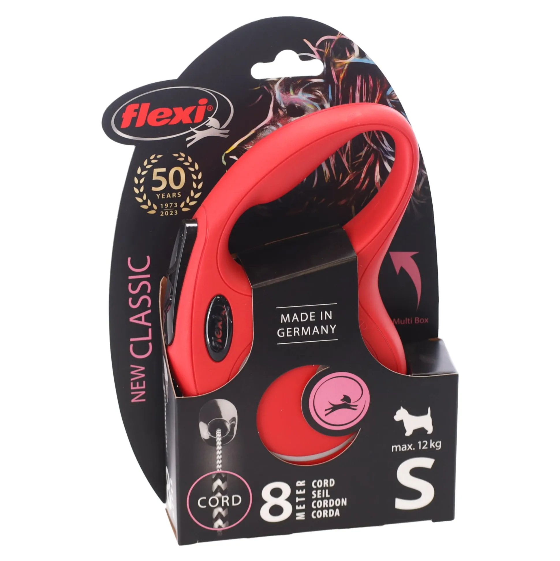 Rollijn classic cord S 5m rood