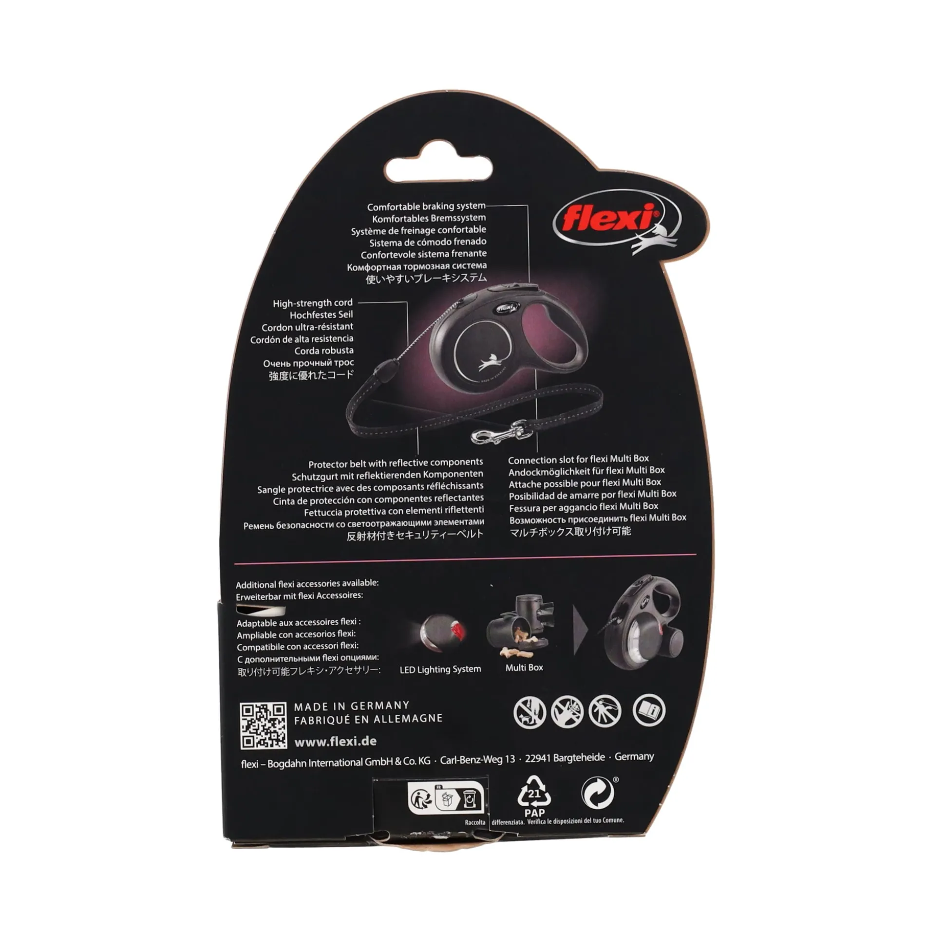Rollijn classic cord S 5m rood