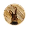 Schaal hout konijn 25 cm