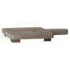Schaal hout op voet 33 x 20 cm