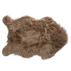 Schapenvel deco 60 x 90 cm taupe