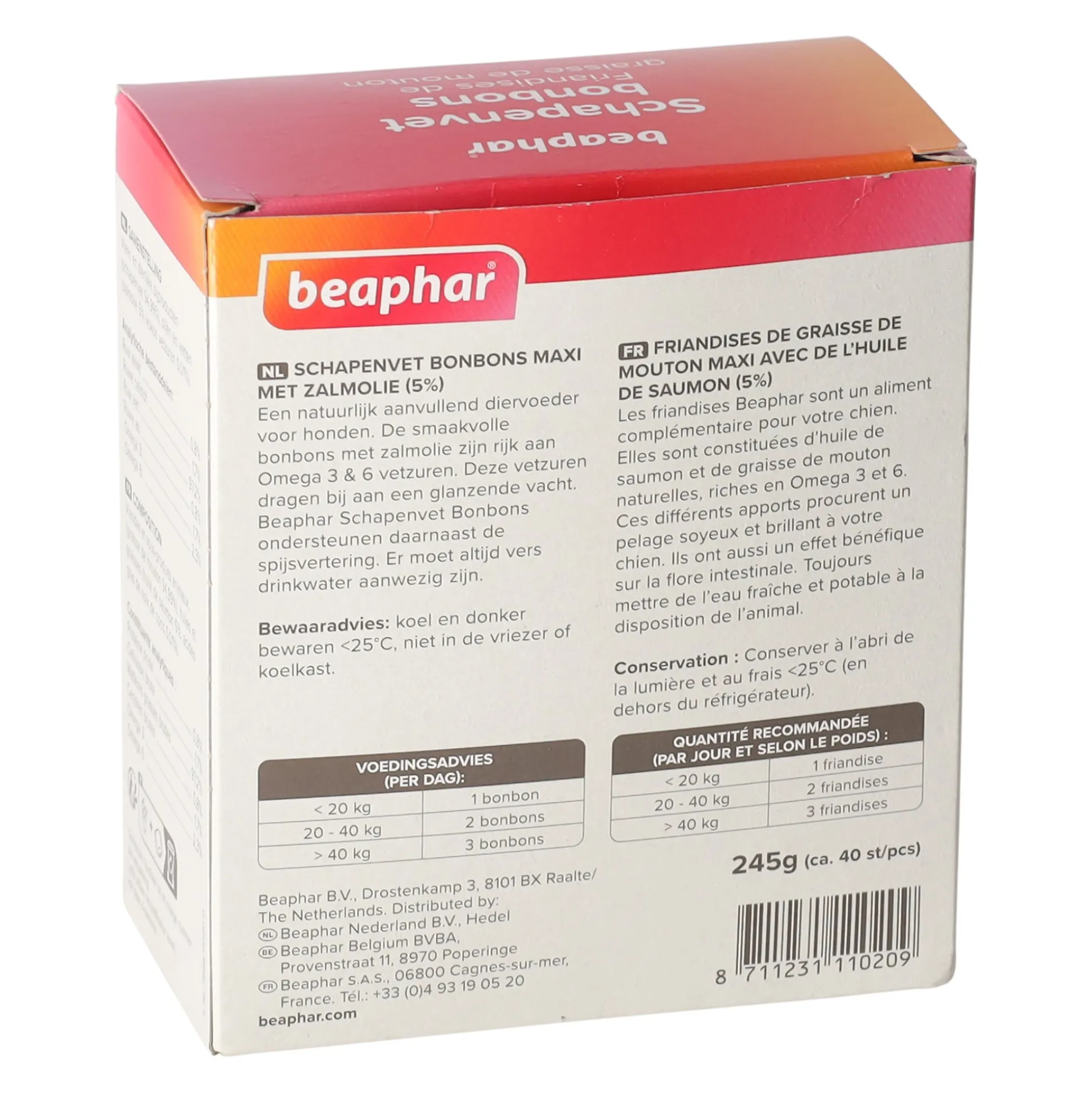 Schapenvet bonbons zalm Beaphar