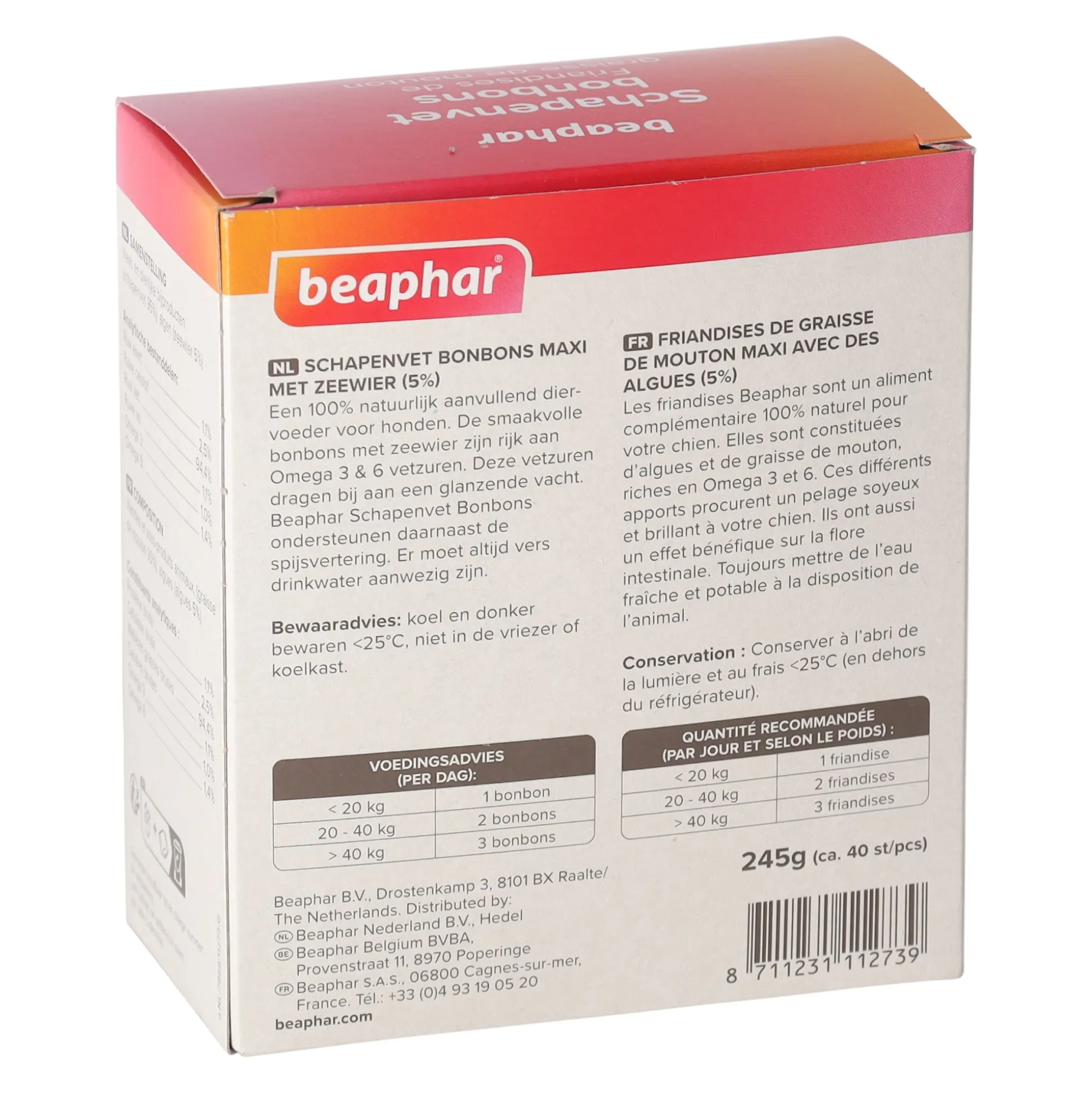 Schapenvet bonbons zeewier Beaphar