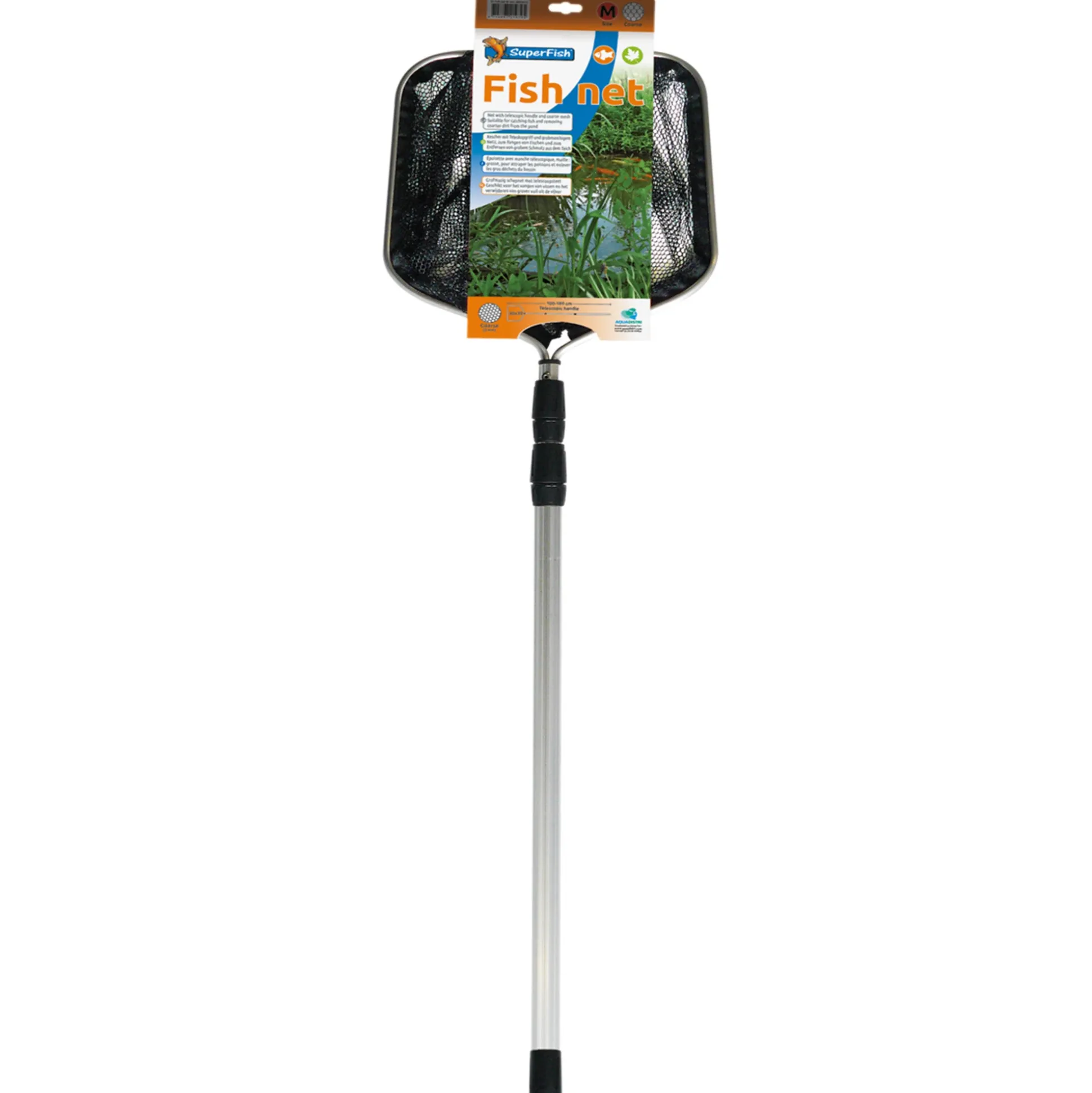 Schepnet vijver 30x30cm grof Superfish