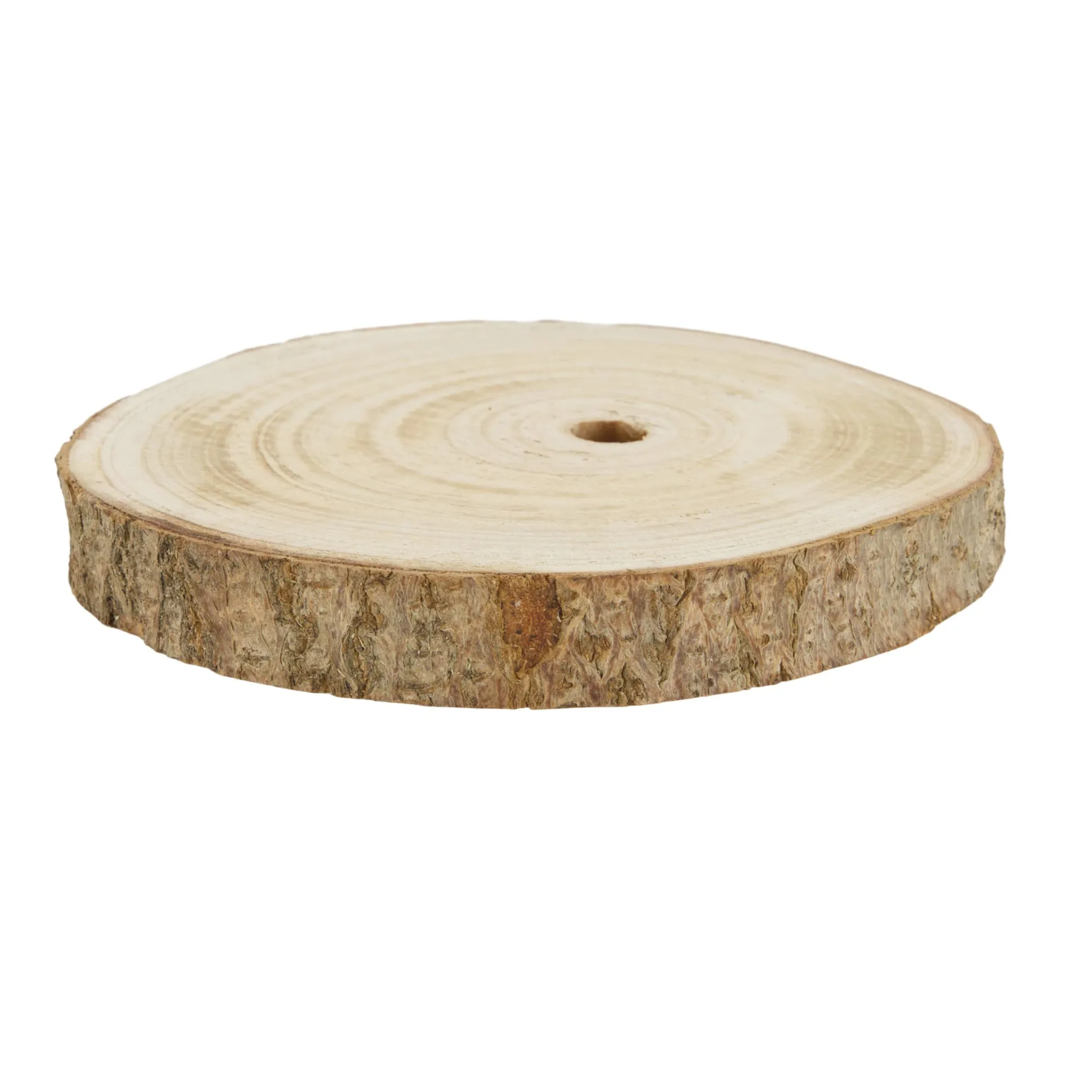 Schijf paulownia rond 20 cm