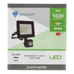 Schijnwerper met sensor LED-F 20W