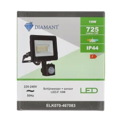 Schijnwerper met sensor LED-F 10W