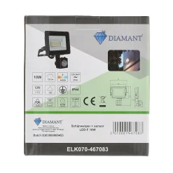 Schijnwerper met sensor LED-F 10W