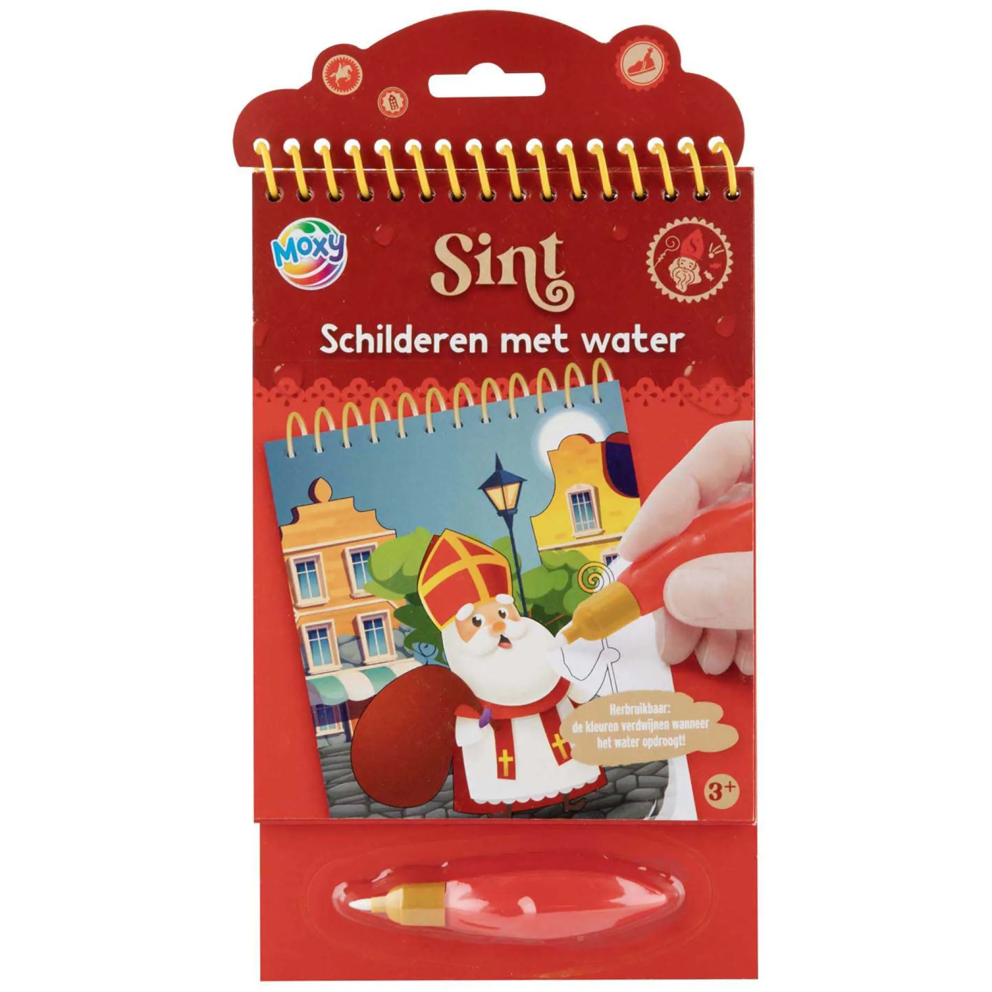 Schilderen met water Sint