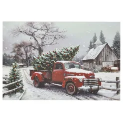 Schilderij LED truck boom 60 x 40 cm
