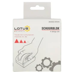 Schuurblok set K60-K120-K180 4-delig Lotus