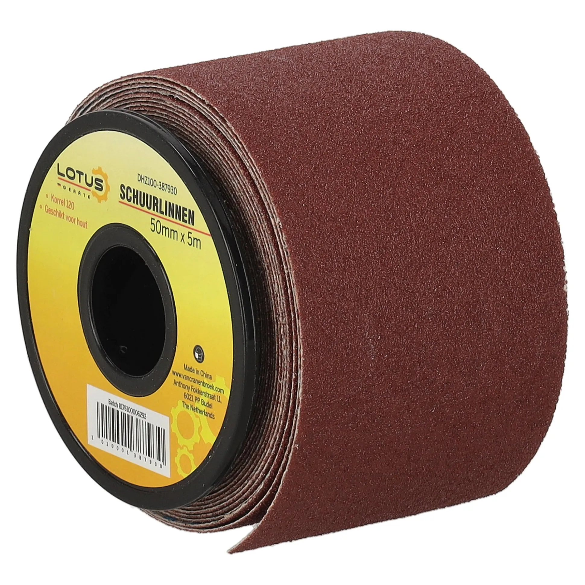 Schuurlinnen 50 mm x 5 m K120 Lotus