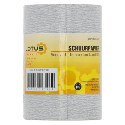 Schuurpapier rol verf 115 mm x 5m x K100