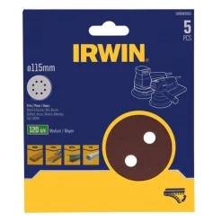 Schuurschijf Ø115mm K120 5st. Irwin