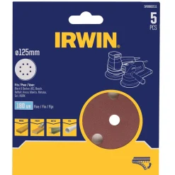 Schuurschijf Ø125mm K180 5st. Irwin