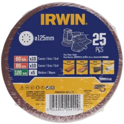 Schuurschijf Ø125mm 25st. Irwin