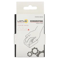 Schuurspons 100 mm K240 extra fijn Lotus