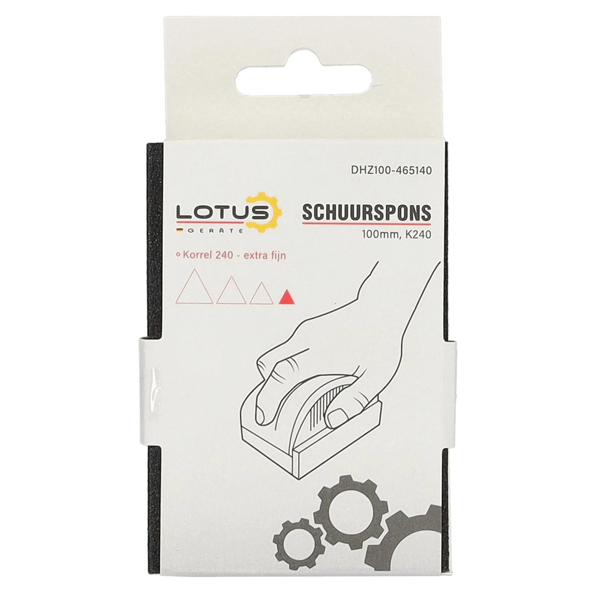 Schuurspons 100 mm K240 extra fijn Lotus