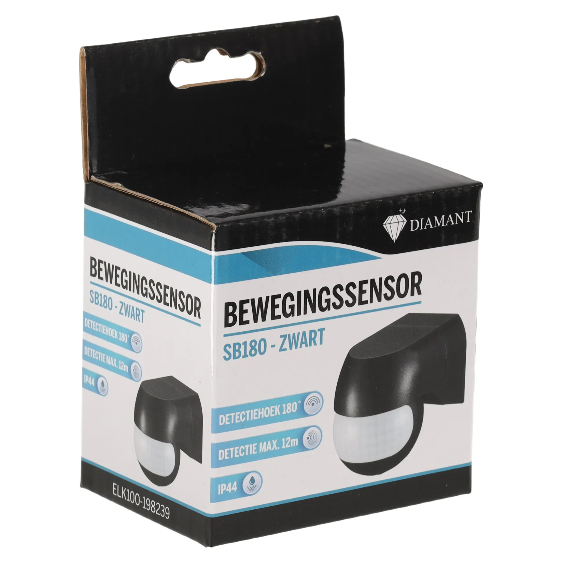 Sensor beweging SB180 Zwart Diamant