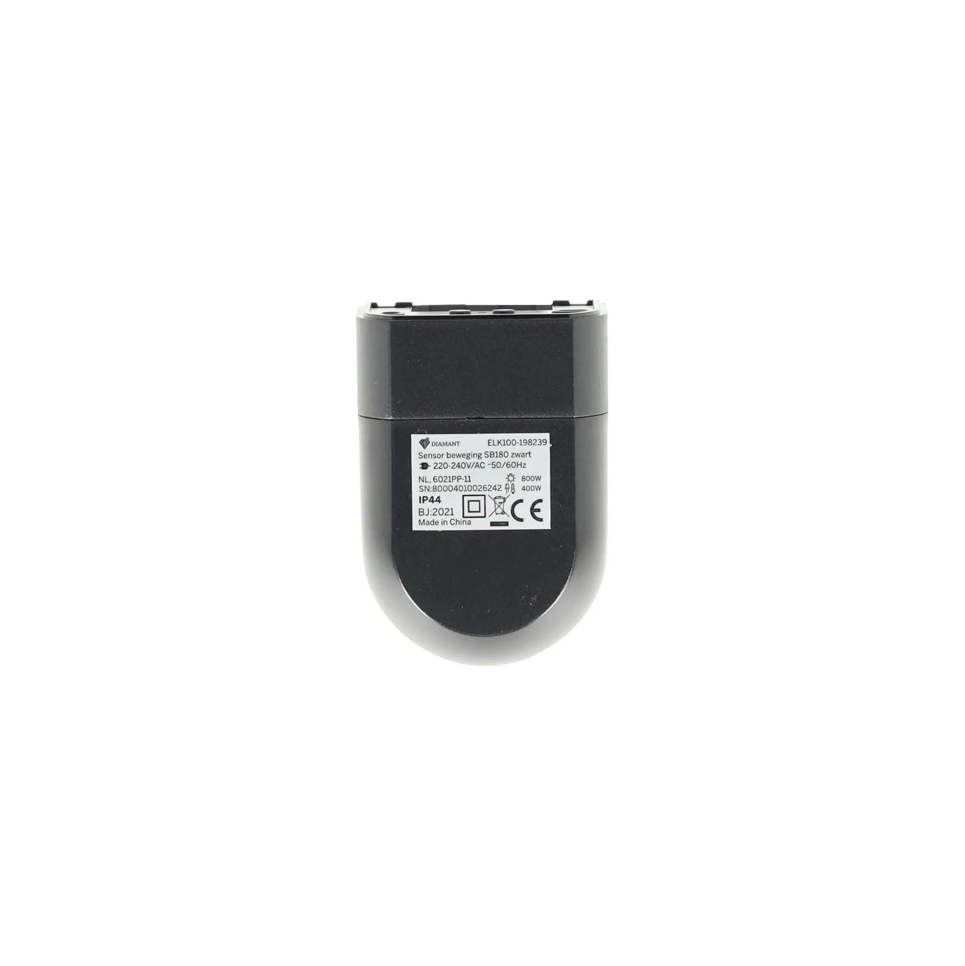 Sensor beweging SB180 Zwart Diamant