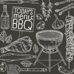 Servet 33 x 33 cm BBQ today 20st